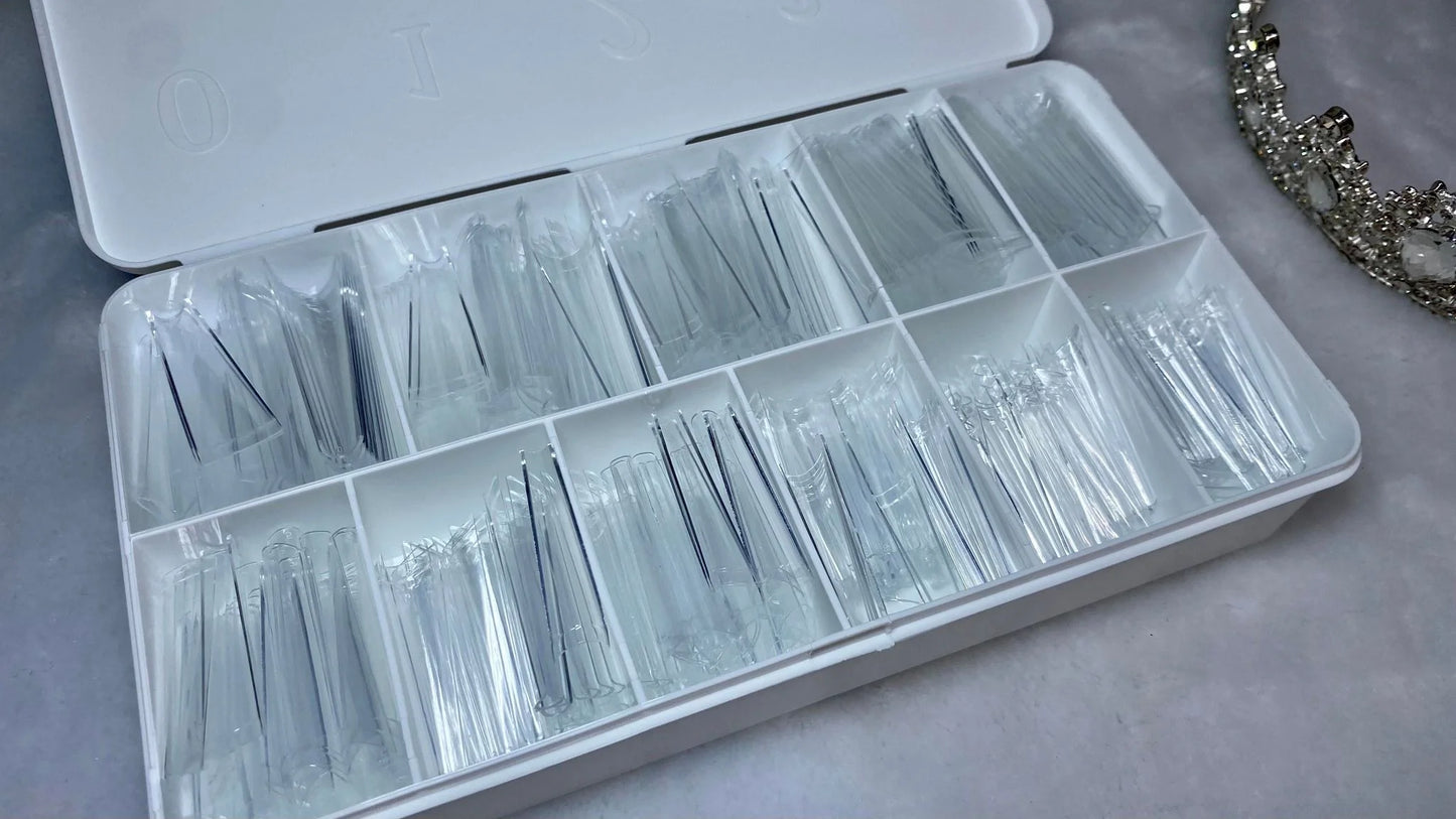 Soft Gel Tips - Long Coffin