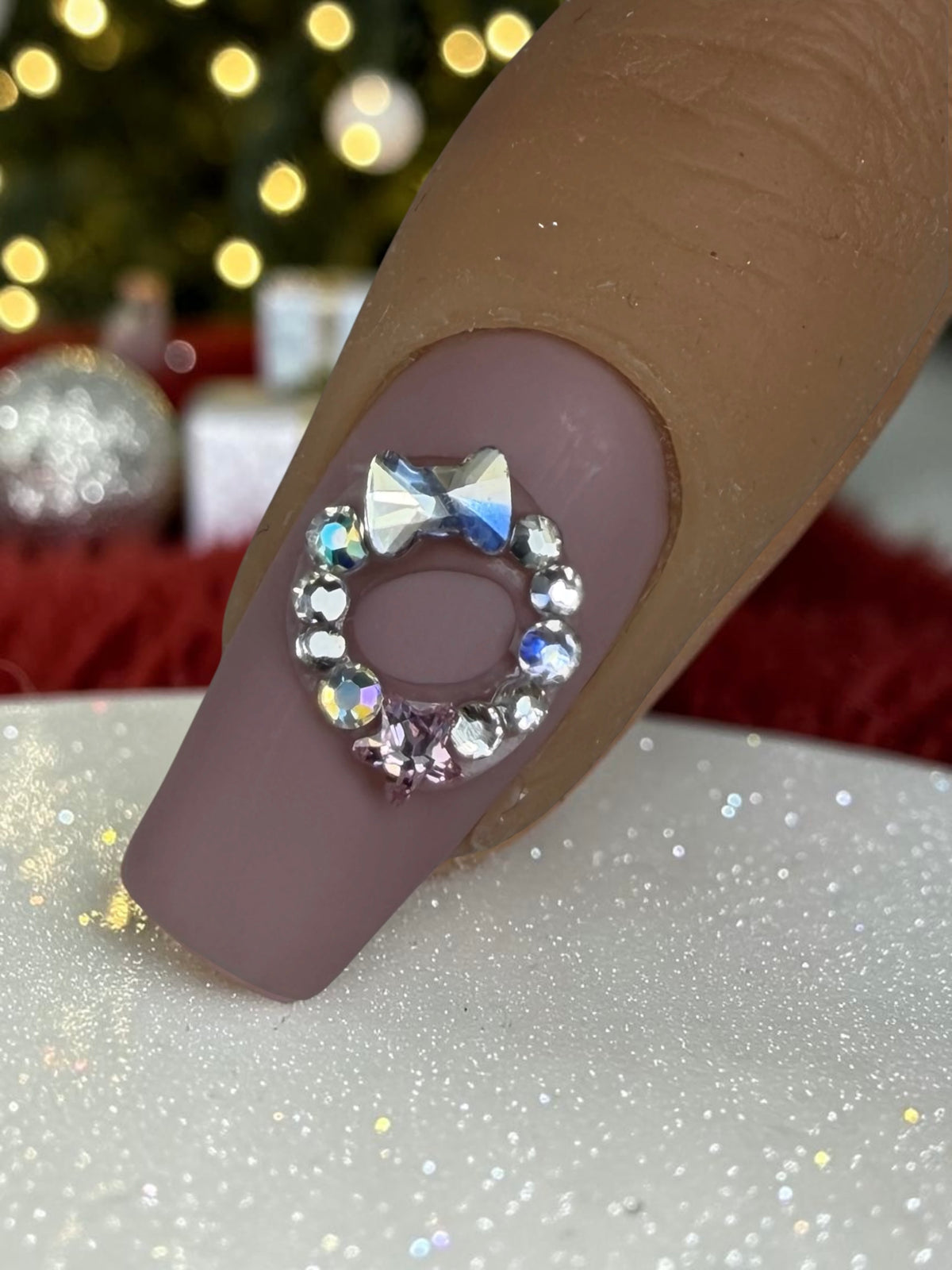 Rhinestone Clusters - Christmas (Box of 10)
