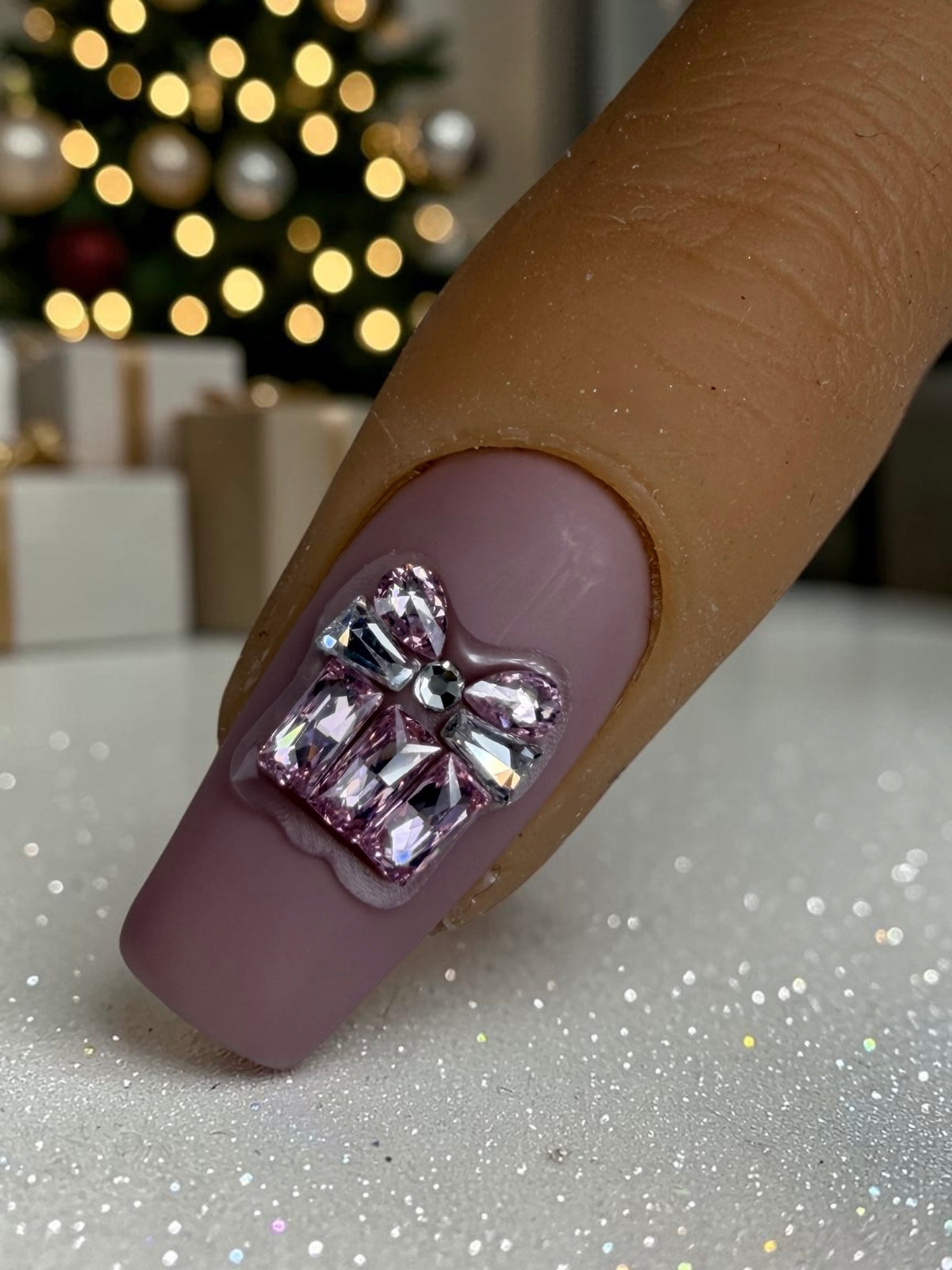 Rhinestone Clusters - Christmas (Box of 10)