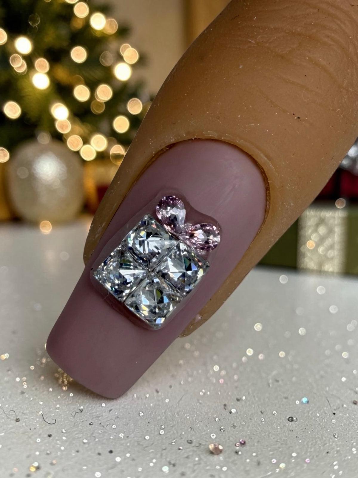 Rhinestone Clusters - Christmas (Box of 10)