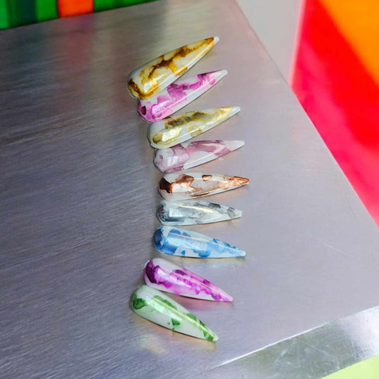 Metal Marble Inks